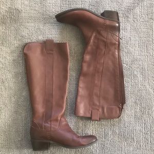 “So Georgeann” Sole Society Brown Leather Boots
